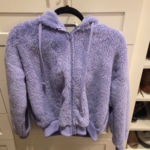 FLUFFY CROPPED JACKET